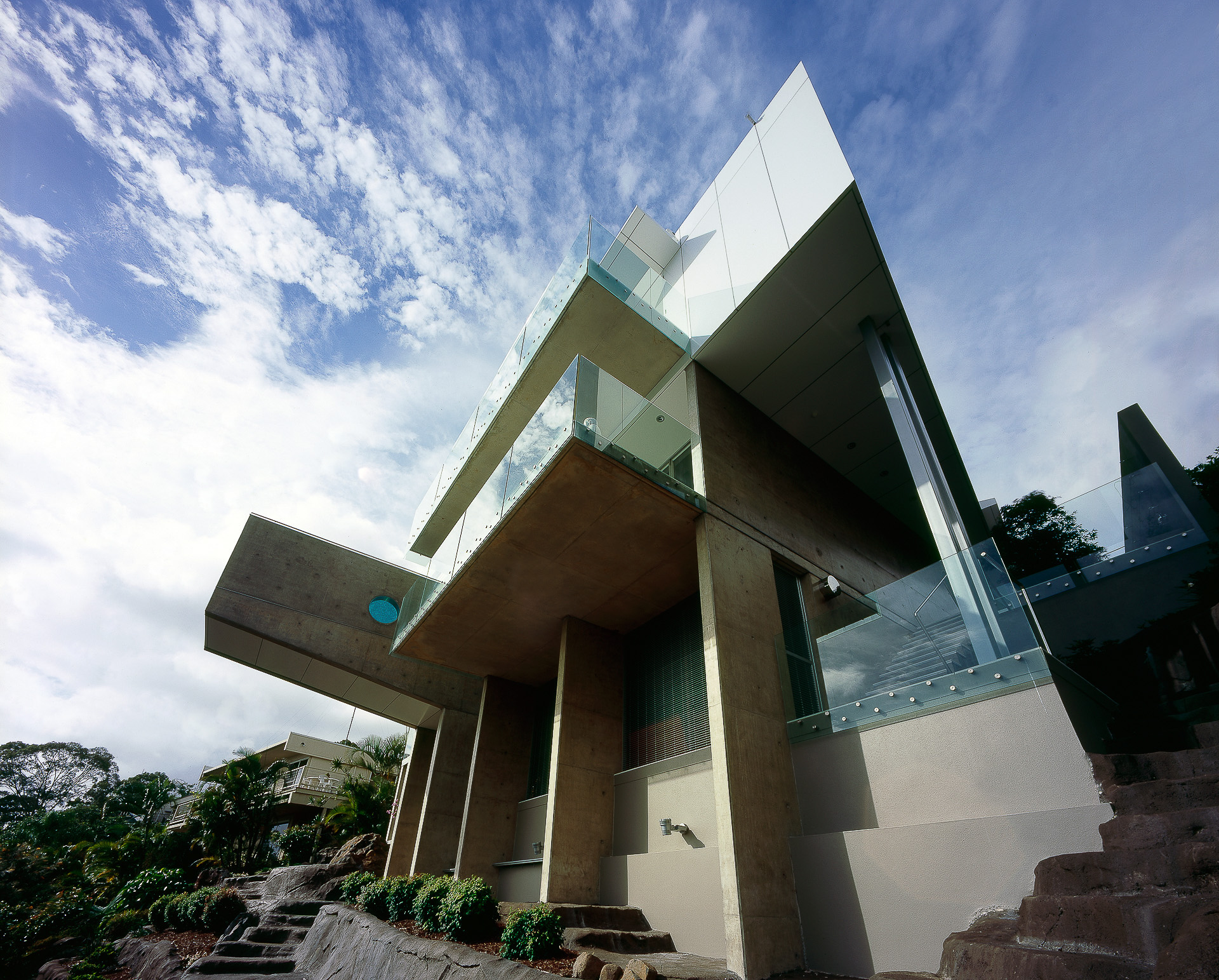 ultramodern house, futuristic, monolithic, concrete, sunshine coast, minka joinery