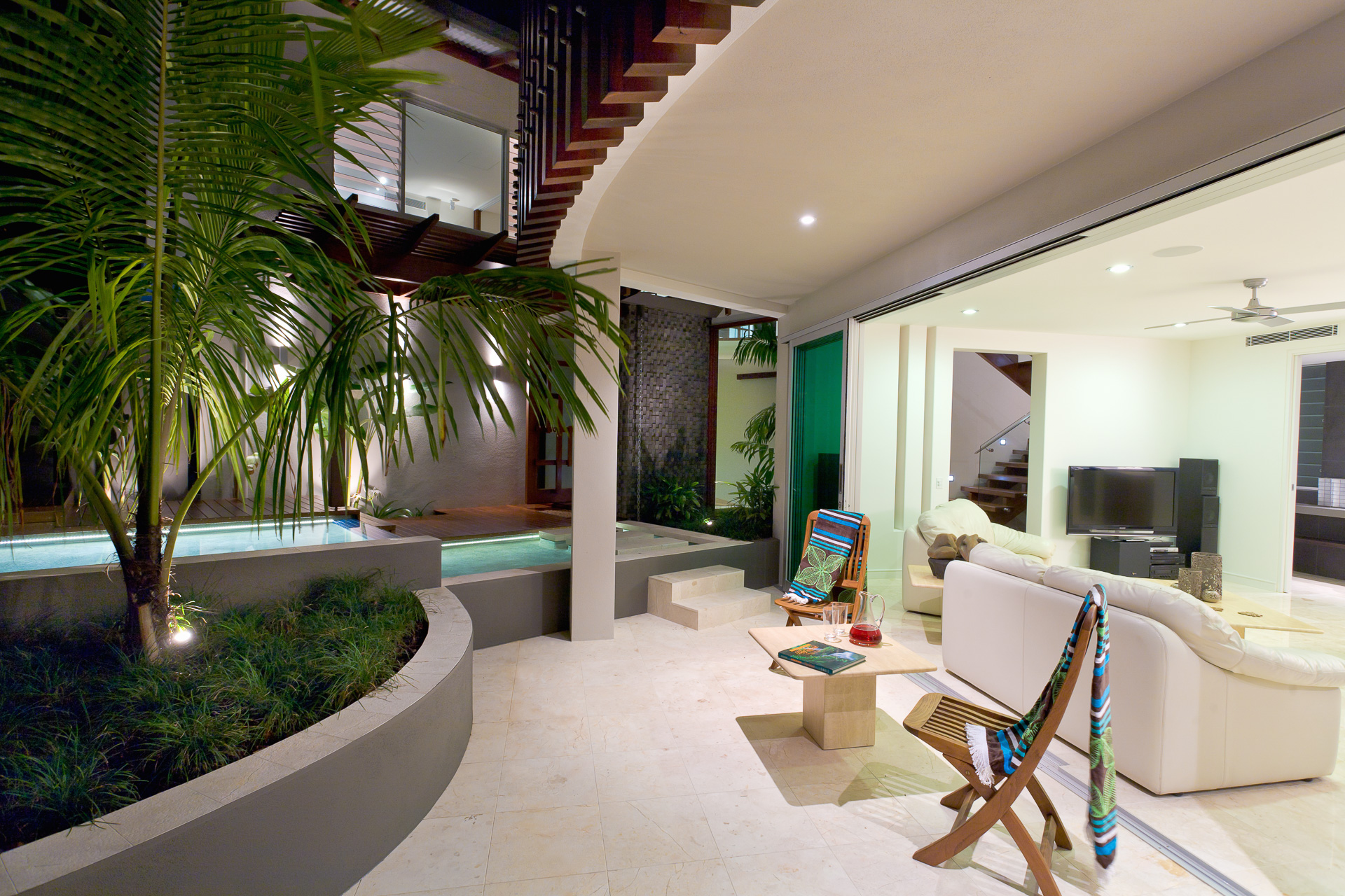 Resort Style Modern House, beach house, pool, chris clout, minka joinery