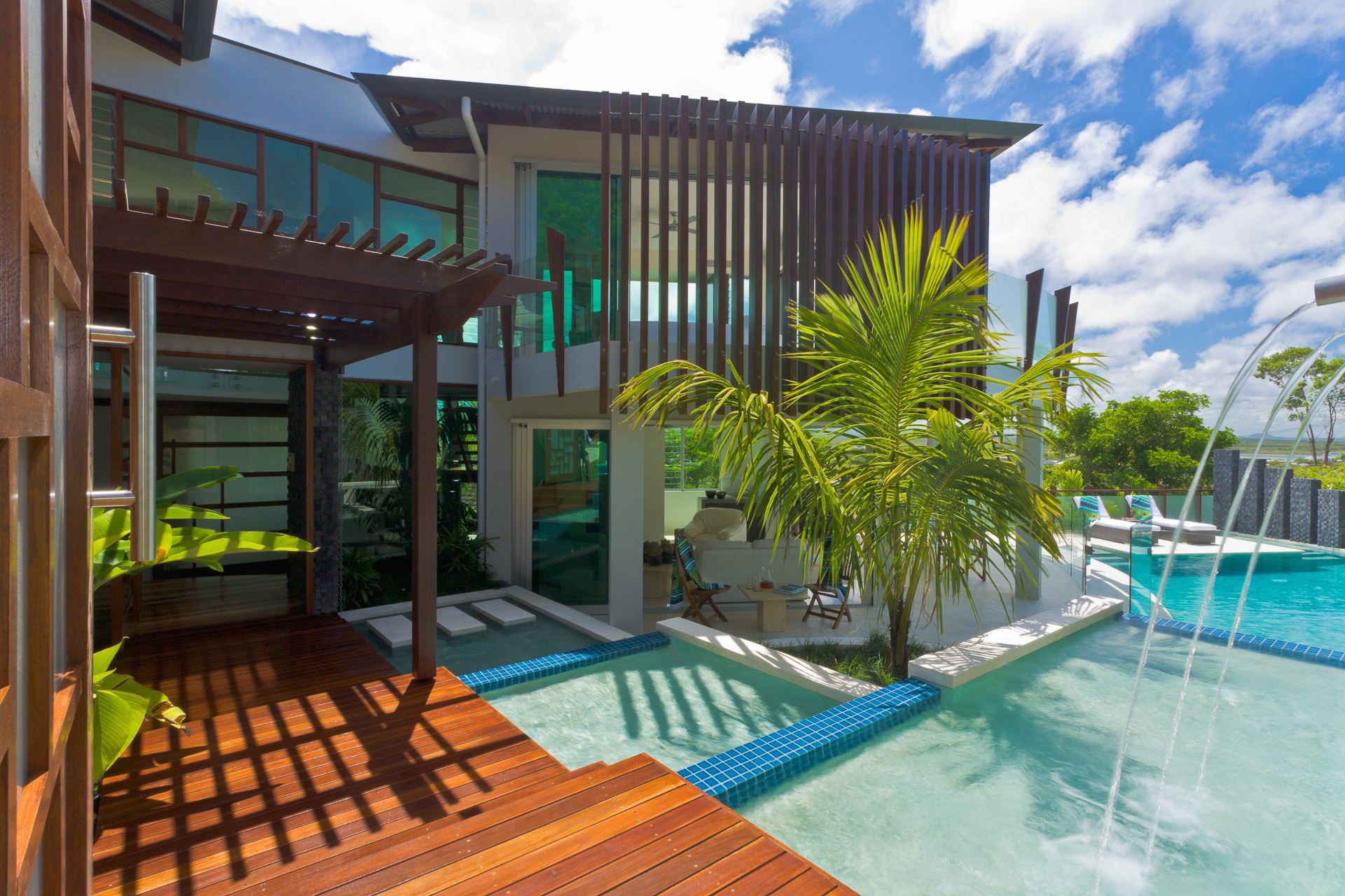 Resort Style swimming pool, sunshine coast, beach house, pool, sunshine coast, minka joinery