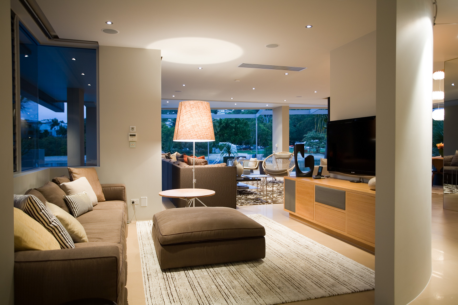 Interior, tv, living, modern, architect, house, Luxury House, noosa, designer interiors, minka joinery